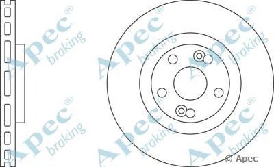 APEC BRAKING dsk2217 -  Тормозной диск